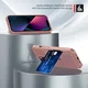 Apple iPhone 13 TPU Back Cover met Kunstleren Wallet Roze afbeelding 5
