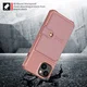 Apple iPhone 13 TPU Back Cover met Kunstleren Wallet Roze afbeelding 3