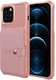 Apple iPhone 13 Pro Max Hoesje 3-in-1 Pasjes Portemonnee Back Cover Roze afbeelding 3