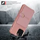 Apple iPhone 13 Pro Max TPU Back Cover met Kunstleren Wallet Roze afbeelding 4