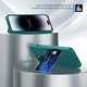 Apple iPhone 14 Pro TPU Back Cover met Kunstleren Wallet Groen afbeelding 4