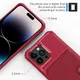 Apple iPhone 14 Pro Hoesje 3-in-1 Pasjes Portemonnee Back Cover Rood afbeelding 7