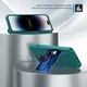 Apple iPhone 14 Pro Max Hoesje 3-in-1 Pasjes Portemonnee Back Cover Groen afbeelding 4