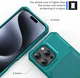 Apple iPhone 16 Pro TPU Back Cover met Kunstleren Wallet Groen afbeelding 7