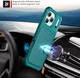 Apple iPhone 17 Pro TPU Back Cover met Kunstleren Wallet Groen afbeelding 9