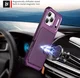 Apple iPhone 17 Pro TPU Back Cover met Kunstleren Wallet Paars afbeelding 9
