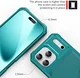 Apple iPhone 17 Pro Max TPU Back Cover met Kunstleren Wallet Groen afbeelding 7