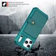 Apple iPhone 17 Pro Max TPU Back Cover met Kunstleren Wallet Groen afbeelding 4