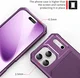 Apple iPhone 17 Pro Max TPU Back Cover met Kunstleren Wallet Paars afbeelding 7