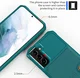 Samsung Galaxy S22 TPU Back Cover met Kunstleren Wallet Groen afbeelding 7