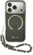 Guess Apple iPhone 17 Pro Hoesje MagSafe met Kralen Koord Zwart