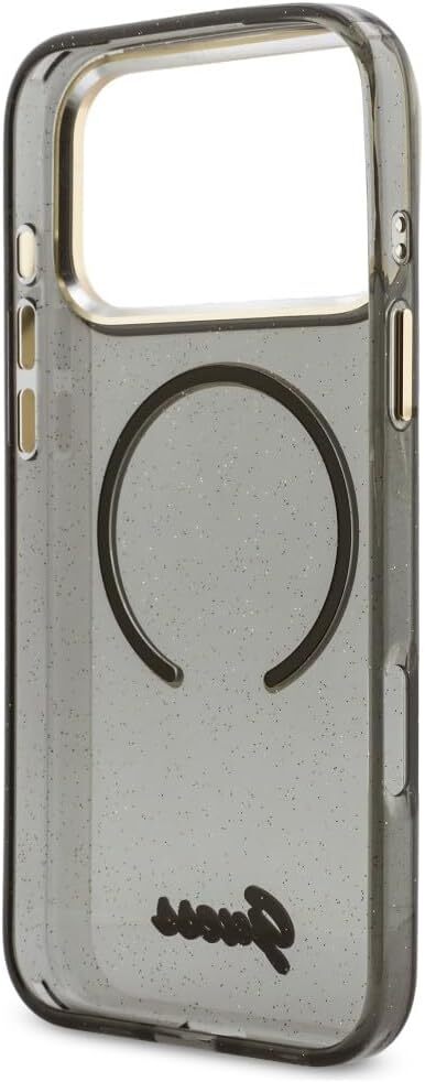 Guess Apple iPhone 17 Pro Max Hoesje MagSafe met Kralen Koord Zwart afbeelding 6