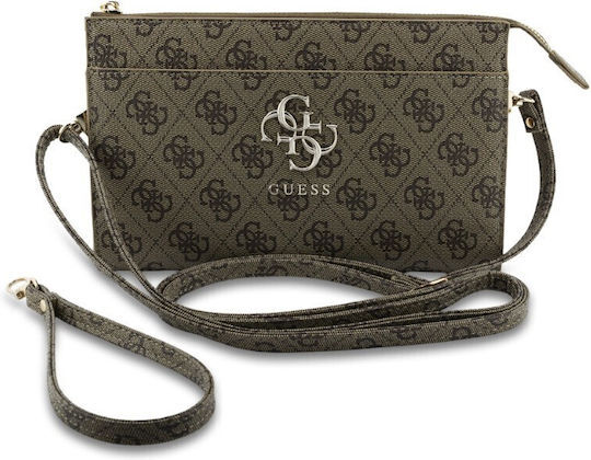 Guess Telefoontasje – Crossbody Schoudertasje voor Smartphone Bruin afbeelding 1