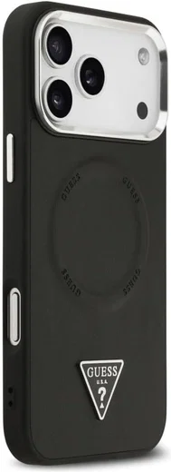 Guess Apple iPhone 17 Pro Hoesje Hard Case 4G Triangle Logo Zwart afbeelding 4