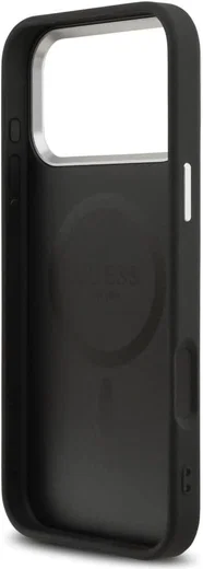 Guess Apple iPhone 17 Pro Hoesje Hard Case 4G Triangle Logo Zwart afbeelding 7