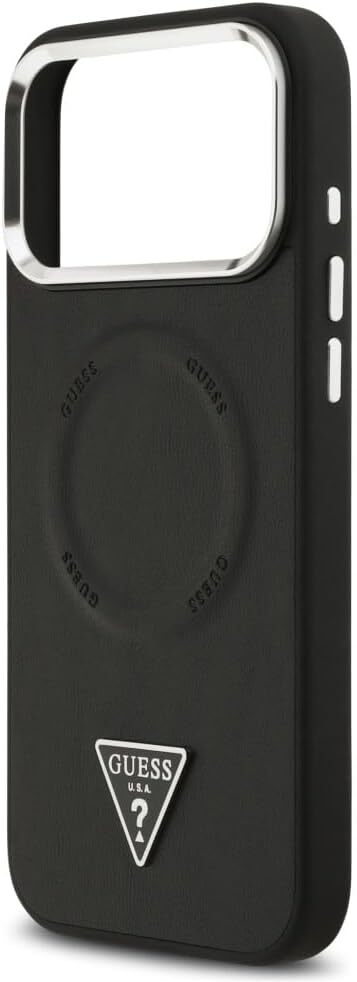 Guess Apple iPhone 17 Pro Hoesje Hard Case 4G Triangle Logo Zwart afbeelding 6