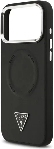 Guess Apple iPhone 17 Pro Hoesje Hard Case 4G Triangle Logo Zwart afbeelding 6