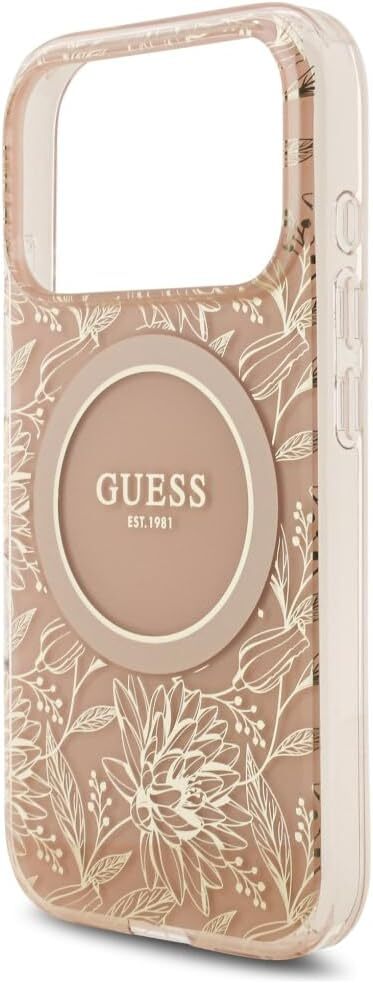 Guess Apple iPhone 17 Pro Hoesje MagSafe met Kralen Koord Roze afbeelding 6