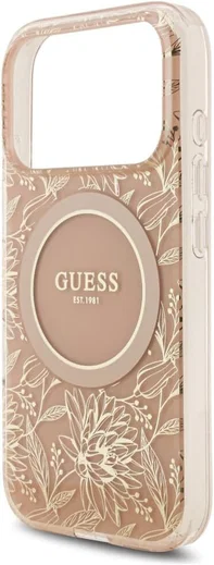 Guess Apple iPhone 17 Pro Hoesje MagSafe met Kralen Koord Roze afbeelding 6