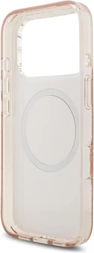 Guess Apple iPhone 17 Pro Hoesje MagSafe met Kralen Koord Roze afbeelding 7