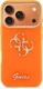 Guess Apple iPhone 17 Pro Max Hoesje Hard Case 4G Script Logo Oranje afbeelding 3