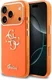 Guess Apple iPhone 17 Pro Max Hoesje Hard Case 4G Script Logo Oranje afbeelding 1