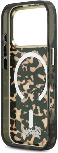 Guess Apple iPhone 17 Pro Hoesje MagSafe Zwart Bruin afbeelding 7