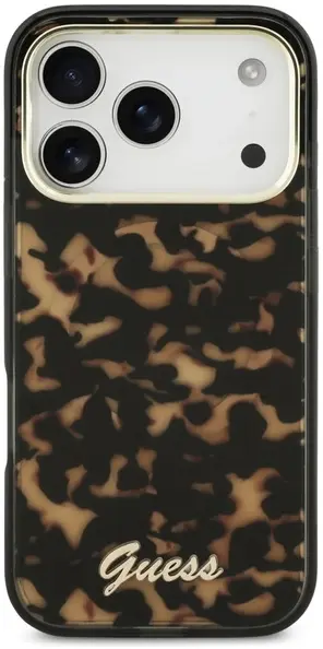 Guess Apple iPhone 17 Pro Max Hoesje MagSafe Zwart Bruin afbeelding 3