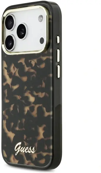 Guess Apple iPhone 17 Pro Max Hoesje MagSafe Zwart Bruin afbeelding 2