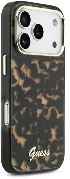 Guess Apple iPhone 17 Pro Max Hoesje MagSafe Zwart Bruin afbeelding 4