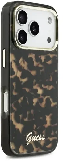 Guess Apple iPhone 17 Pro Max Hoesje MagSafe Zwart Bruin afbeelding 4