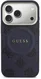 Guess Peony Hot Stamp iPhone 17 Pro Hoesje MagSafe Back Cover Blauw afbeelding 3