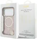 Guess Peony Hot Stamp iPhone 17 Pro Hoesje MagSafe Back Cover Goud Roze afbeelding 8