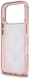 Guess Peony Hot Stamp iPhone 17 Pro Hoesje MagSafe Back Cover Goud Roze afbeelding 7