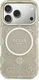 Guess Peony Hot Stamp iPhone 17 Pro Hoesje MagSafe Back Cover Goud Beige afbeelding 3