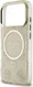 Guess Peony Hot Stamp iPhone 17 Pro Hoesje MagSafe Back Cover Goud Beige afbeelding 6
