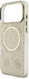 Guess Peony Hot Stamp iPhone 17 Pro Max Hoesje MagSafe Back Cover Goud Beige afbeelding 5