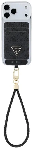 Guess MagSafe Pasjeshouder/Portemonnee Set met Telefoonriempje Zwart afbeelding 2