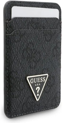 Guess MagSafe Pasjeshouder/Portemonnee Set met Telefoonriempje Zwart afbeelding 4