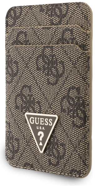 Guess MagSafe Pasjeshouder/Portemonnee Set met Telefoonriempje Bruin afbeelding 3