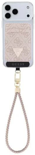 Guess MagSafe Pasjeshouder/Portemonnee Set met Telefoonriempje Roze afbeelding 2