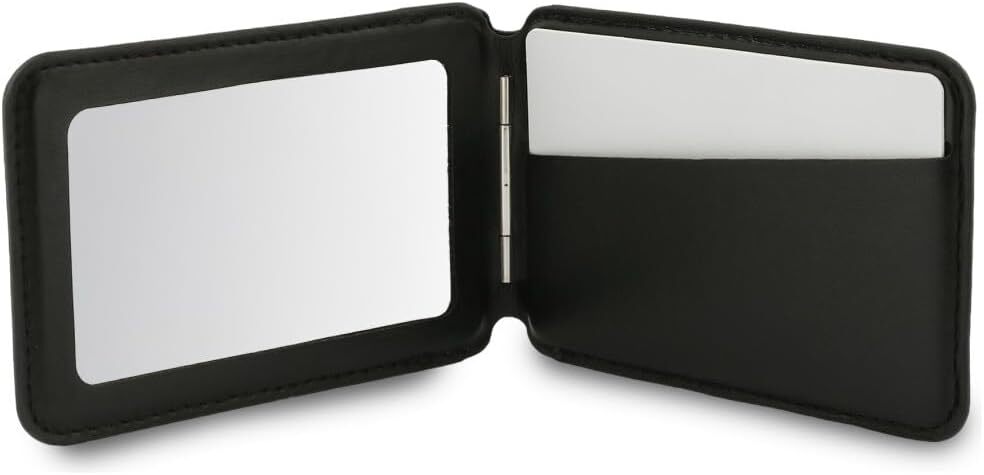 Guess 4G Classic MagSafe Pasjeshouder met Standaard & Spiegel PU-Leer Zwart afbeelding 6