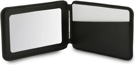 Guess 4G Classic MagSafe Pasjeshouder met Standaard & Spiegel PU-Leer Zwart afbeelding 6