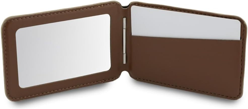 Guess 4G Classic MagSafe Pasjeshouder met Standaard & Spiegel PU-Leer Bruin afbeelding 6