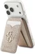 Guess 4G Classic MagSafe Pasjeshouder met Standaard & Spiegel PU-Leer Roze afbeelding 3
