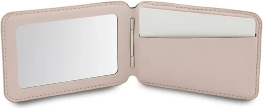 Guess 4G Classic MagSafe Pasjeshouder met Standaard & Spiegel PU-Leer Roze afbeelding 6