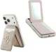 Guess 4G Classic MagSafe Pasjeshouder met Standaard & Spiegel PU-Leer Roze afbeelding 1