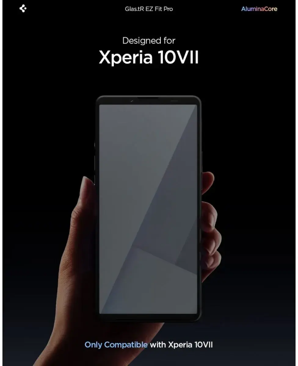 Spigen EZ Fit GLAS.tR Sony  Xperia 10 VII Privacy Glass 2-Pack afbeelding 3