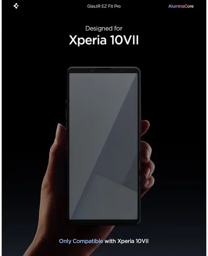 Spigen EZ Fit GLAS.tR Sony  Xperia 10 VII Privacy Glass 2-Pack afbeelding 3
