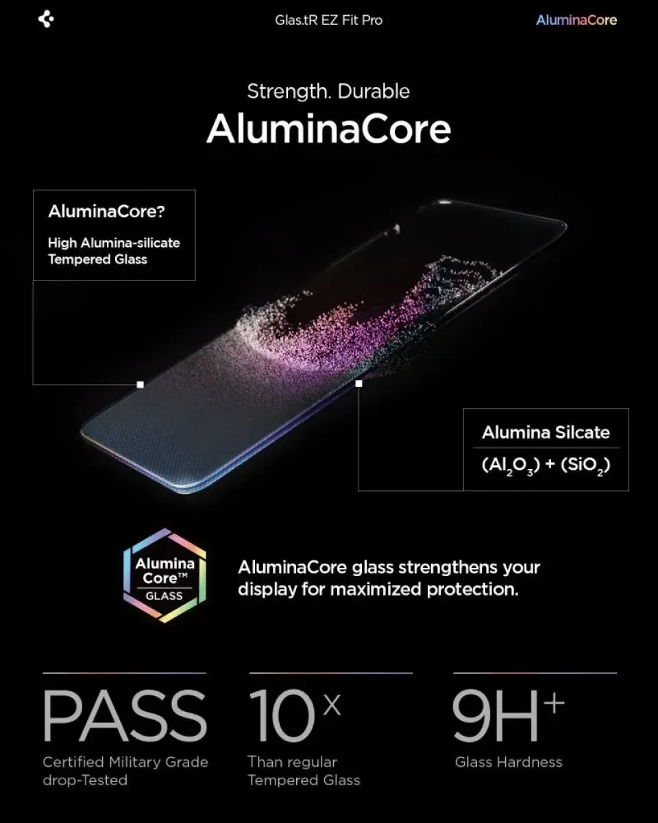 Spigen EZ Fit GLAS.tR Sony  Xperia 10 VII Privacy Glass 2-Pack afbeelding 5